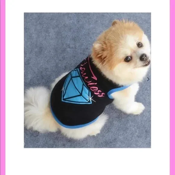 2/$10; 4/$15 NWT, LAST ONE Black “Flawless” Diamond Little Pet Tee: Small - Picture 2 of 3